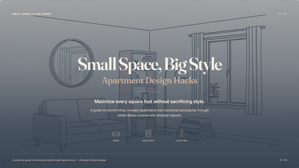 Small Space, Big Style – Apartment Design Hacks